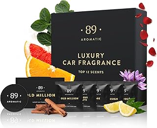Aromatic •89• Autoduft, Autoparfüm Set 12 Monate – Lufterfrischer Auto, Duft Innenraum mit 1…