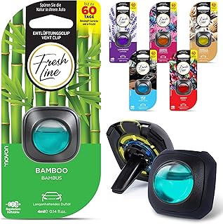 Fresh Line Auto Entlüftungsclip | Regulierbare Duftstärke | Lufterfrischer für Ihr Auto | Einf…