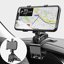 Auto Handyhalter Handyhalterung 360-Grad-Drehbar – Dashboard Handyhalter Autocliphalterung Car Ph…