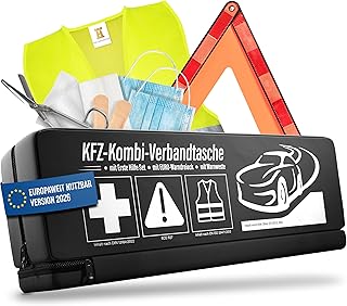 HELDENWERK 3 in 1 Erste Hilfe Set Auto 2026 europaweit einsetzbar & geprüft (StVO konform) I KFZ…