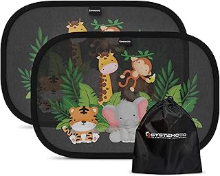Auto Sonnenschutz Baby mit UV Schutz (2er Set) – Autofenster Sonnenschutz für Personenkraftwagen…