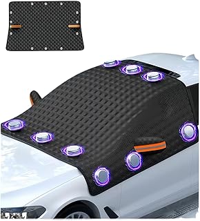 HuangJingYu Scheibenabdeckung Auto Winter 238 * 148cm Auto Abdeckung Winter Windschutzscheibenabd…