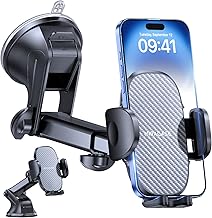 Miracase Handyhalterung Auto[Verbesserter Saugnapf] Handyhalter fürs Auto 360° Drehbar, Armatur…