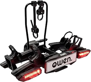 Owen E-Bike Fahrradträger Anhängerkupplung | 60kg Last | Abklappbar & Faltbar | Für 2 Fahrräd…