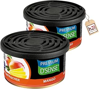 Premium Duftdose | mango | 2 Stück | Auto Lufterfrischer und Duftspender für Camping, Büro & Z…