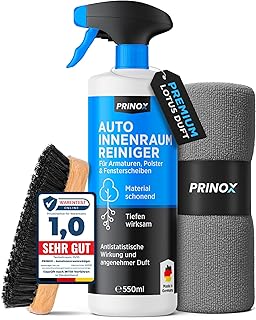 PRINOX Profi Auto Innenraum Reiniger Set 500ml – Cockpitpflege für die Innen Reinigung von Kunst…