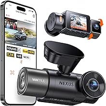 VANTRUE N2X 2.7K+1080P Dashcam Auto Vorne Innen, STARVIS 2 Dual HDR Nachtsicht Dash Cam, 2.5K/60F…