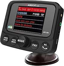 Albrecht DR 56+ DAB+ Adapter zum Aufrüsten von Auto-Radios mit TFT Display, 27256, mit FM-Transm…