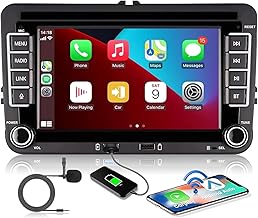 Autoradio Bluetooth Bildschirm für VW Golf 5 6 Polo T5 Passat Touran Sitz mit FM/AM, Apple Carpl…