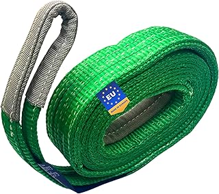 Schwerlast Hebegurt WLL 2T (Bruchlast 14T) – 3m Offroad Bergegurt & Abschleppgurt nach EN 1492-…