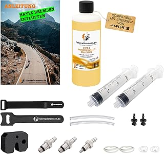 Entlüftungsset für Hayes Scheibenbremsen – Entlüftungskit mit Anleitung für Dominion, Stroker…