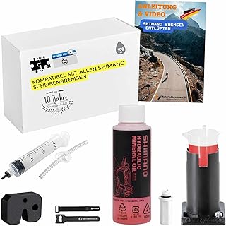 OTRADO Entlüftungskit für SHIMANO Scheibenbremsen – Komplett-Set für Hydraulikbremsen – Fa…