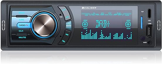 Caliber Autoradio DAB Plus & Bluetooth, 1-DIN, Freisprecheinrichtung, 85mm Einbautiefe, 4x75W, Mu…