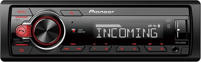 Pioneer MVH-330DAB-AN, 1DIN Autoradio mit RDS und DAB+, USB, AUX-Eingang, Bluetooth, geringe Einb…