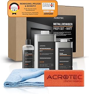 Metallreiniger Profi Set – MATT [5-teilig] – Reinigung, Pflege & Farbauffrischung für alle m…
