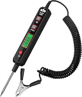 KAIWEETS Smart Auto Spannungsprüfer Stift, 0,8V-100V DC mit Hintergrundbeleuchtung, Digital prü…