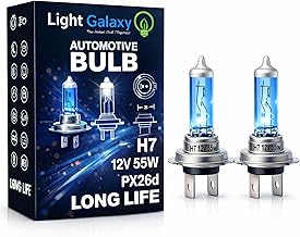 2x H7 Super-White 12V 55W Halogenlampen PX26d Klares weißes Licht Abblendlicht Fernlicht