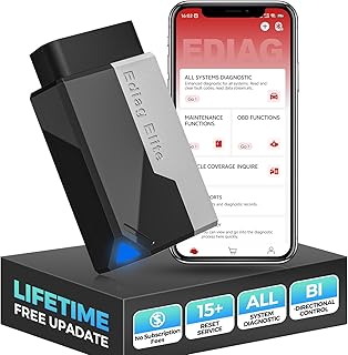 KINGBOLEN EDIAG Elite OBD2 Diagnosegerät Bluetooth,Auto Auslesegerät mit Vollständige System,1…