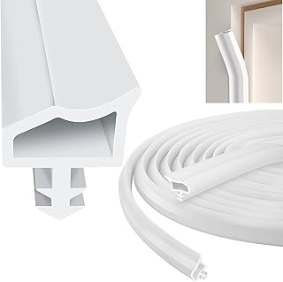 20M Türrahmen Dichtung für Schallschutz,Türdichtung Weiß Holzzarge, Zugluftstopper und Türdi…