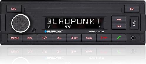 Blaupunkt Madrid 200 BT | Bluetooth, RDS Tuner, Freisprecheinrichtung, USB, Aux-In, 1-DIN, schwarz