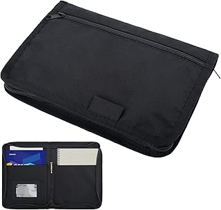 Fahrzeugmappe Dokumentenmappe A5,Auto Handschuhfach Organizer mit mehreren Fächern,Bordmappe Aut…