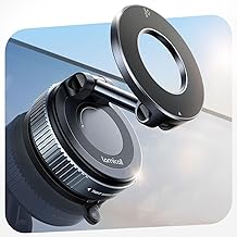 Lamicall Magnetischer Handyhalterung Auto für Magsafe Autohalterung – [TOP Vakuum Saugnapf & 24X…