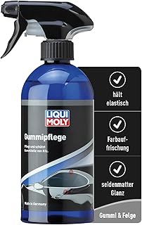 LIQUI MOLY Gummipflege, Art.-Nr.: 1538 I 500 ml Gummi Spray für Automatten, Reifen, Dichtungen &…