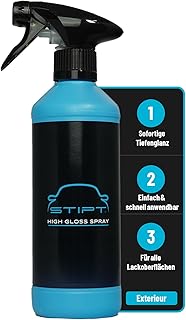 High Gloss Spray – Sofortiger Tiefenglanz für Autolack – 500ml Sprühflasche – Perfekt für schn…