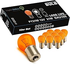 10x BAU15s PY21W Blinker Orange Signalleuchten Rücklicht Glühlampe 12V 21w Autolampe Kfz Kugell…