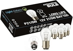 10x BAY15d P21/5W Bremslicht Birne Rücklicht Glühlampe 12V 21/5W Autolampe Kfz Kugellampe PKW M…