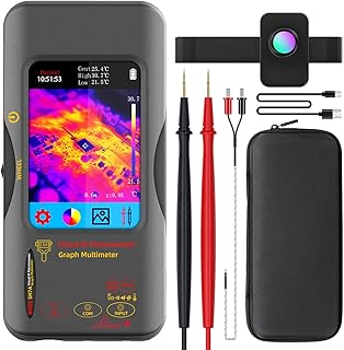 BSIDE SH7A Wärmebildkamera Multimeter mit Makro Objektiv & 3,98” Touchscreen Digital Multimete…