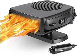 Leaflai 12V Autoheizung 150W Tragbarer Auto-heizung Anti-Beschlag-Autoheizkörper Dieser Steckdos…