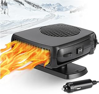 Leaflai Autoheizung 150 W – 12 V tragbare Autoheizung, Anti-Beschlag-Auto-Defroster, der an den…