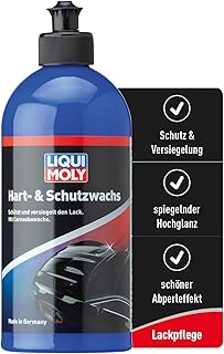LIQUI MOLY Autopflege Hart- & Schutzwachs I 500 ml flüssige Autowachs Versiegelung mit Carnaubaw…