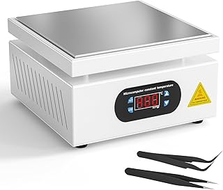 Kidken Elektrische Heizplatte Vorwärmstation 200X200MM Löt-Heizplatte 700W Digital LCD Elektron…