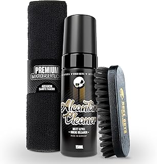 Nuke Guys AlcantaraReiniger Set | 150ml Reiniger geeignet für alle Alcantara Oberflächen + weic…