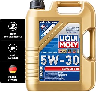 LIQUI MOLY Longlife III 5W-30 | 5 L | Synthesetechnologie Motoröl | Art.-Nr.: 20647