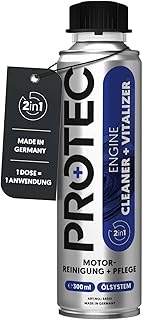 ProTec+ Motor-Reiniger I Engine Cleaner + Vitalizer für Benzin & Diesel 300 ml I 2in1 Motor-Inne…