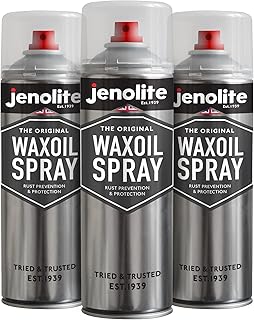 JENOLITE Wachsöl | Unterbodenschutz Spray | KLAR | 3x500ml | Rostschutz für Unterböden von Aut…