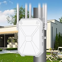 AX3000 Outdoor WLAN Repeater WiFi 6 Verstärker bis 3000Mbps, Dualband 2.4GHz & 5GHz, IP67 Wasser…