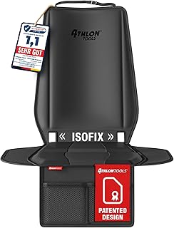 ATHLON TOOLS Kindersitzunterlage Auto mit Seitenschutz – Optimale Passform – Isofix kompatibel – …