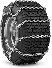 SWS Forst GmbH 1 Satz Schneeketten für Rasentraktoren & Spezialfahrzeuge (16×7.50-8) – Leiterk…
