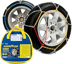 Goodyear Satz von 2 x 9mm Metall Auto Schneeketten Größe 120 mit automatischem Spanner