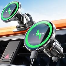 LISEN für Magsafe Autohalterung 15W Handyhalterung Auto mit Ladefunktion Handy Halterung Auto Ma…