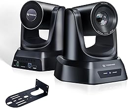 TONGVEO Konferenz-PTZ-Kamerasystem: 20X optischer Zoom, KI-Auto-Tracking, 1080P 60fps, HDMI & USB…
