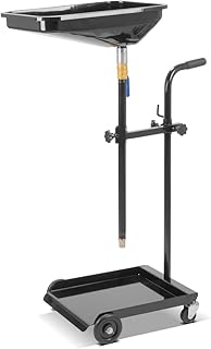 STAHLWERK Ölabscheider OD-110 ST, Ölauffangwagen Trichterhöhe justierbar 107 cm – 157 cm/Ölwa…