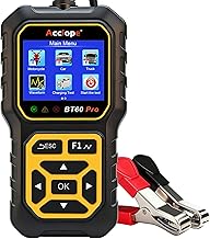 BT60 PRO Autobatterie Tester, 6V 12V 24V Batterieprüfer, Digital Analysegerät für AGM, Lithium…