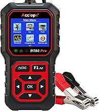BT60 PRO Autobatterie Tester, 6V 12V 24V, Digitaler Batterieprüfer für AGM, Lithium, Gel Batter…