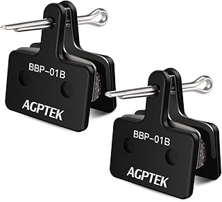 AGPTEK 2X Bremsbeläge Fahrrad, Scheibenbremsbeläge, High Performance Bremsbeläge Disc Brake Pa…