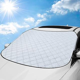 Auto Scheibenabdeckung Frontscheibenabdeckung Sonnenschutz | Winter Faltbar Frontscheibe Windschu…